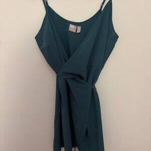 ASOS Green Wrap Tie Dress – Size 8